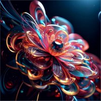 фрактальные цветы ии. :: Mila 