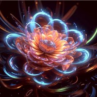 фрактальные цветы ии. :: Mila 