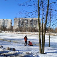 У реки в марте :: Мария Васильева У реки в марте :: Мария Васильева