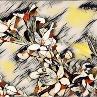 Цветушая ветка :: Liudmila LLF