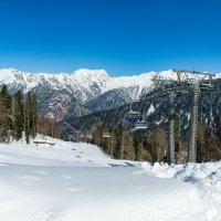 Горнолыжный комплекс Лаура, Красная поляна. :: Дина Евсеева