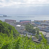 Невельск (Хонто) со смотровой площадки. :: ИРЭН@ .