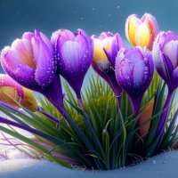 Весенние цветочки :: Елена Сухорученкова