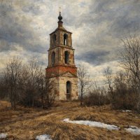 Урочище Аргуново. Колокольня церкви Николая Чудотворца. :: Денис Бочкарёв