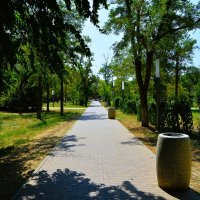 Керчь. Дорожка Комсомольского парка летом. :: Пётр Чернега