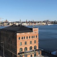 Вид на Стокгольм со смотровой площадки Фьелльгатан (Fjällgatan) :: Александр Ильчевский 