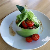 Теплый салат с курицей :: Ольга 