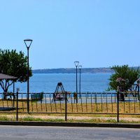 Керчь. Керченская бухта летом (вид с Комсомольского парка). :: Пётр Чернега