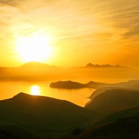 Огненный закат :: Геннадий Валеев