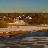 Весенний вечер в Дымково :: Валентин Котляров