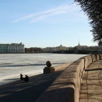 Стрелка Васильевского острова. Март :: Наталья Герасимова