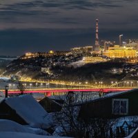 Уфа, сумерки :: Сергей Шатохин 