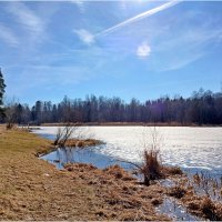 Лёд частично сохраняется только на водоёмах. :: Лия ☼