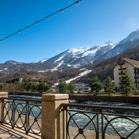 Набережная реки Мзымта, Красная Поляна, Сочи. :: Дина Евсеева