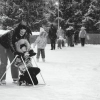 В первый раз, страшно! (чб) :: Сергей Царёв