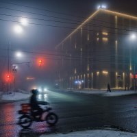 В городе туман :: Сергей Шатохин 