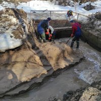 Расчистка русла от песка :: Игорь Ч.