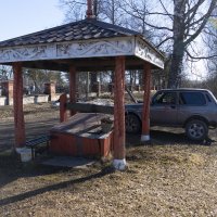 Колодец возле церкви :: Александр Буторин Колодец возле церкви :: Александр Буторин