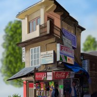 Городской пейзаж :: Наталия Львова Городской пейзаж :: Наталия Львова