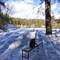 У нас ещё много снега :: Валентина * У нас ещё много снега :: Валентина *