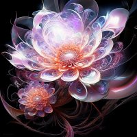 фрактальные цветы ии :: Mila 