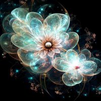 фрактальные цветы ии :: Mila 