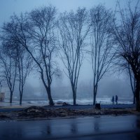 Туманный мартовский вечер :: Алексей Трифонов