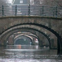 Семь мостов Амстердама :: Сергей Сомихин Семь мостов Амстердама :: Сергей Сомихин