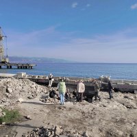 Сухум, строительство новой набережной :: Фотогруппа Весна Сухум, строительство новой набережной :: Фотогруппа Весна