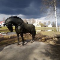 Волочение грузов лошадьми :: Сергей Кочнев