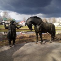 Погонщик с конём :: Сергей Кочнев