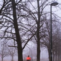 Утро. Туман. Велосипедист :: Dar(k) Life