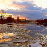 Весна на Березине :: Геннадий Худолеев Худолеев