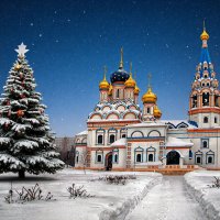 Храм иконы Божией Матери "Неувядаемый Цвет" в посёлке Рублёво Москва :: Юрий Яньков Храм иконы Божией Матери "Неувядаемый Цвет" в посёлке Рублёво Москва :: Юрий Яньков