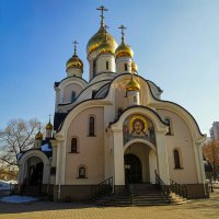 ЦЕРКОВЬ МАТРОНЫ МОСКОВСКОЙ в ДМИТРОВСКОМ. :: Александр Дмитриев