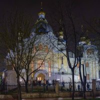 Церковь Пантелеймона Святителя. Пасхальная ночь. :: Вячеслав Назаренко