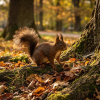 Белка в парке :: Лилия 