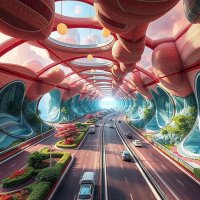 Проект-2. "Фантастическая и красочная инфраструктура к концу 21 века."(1) :: Игорь Питерский