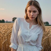 Золотое поле. Портрет на закате :: Ильич -