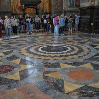 Мраморный пол — одна из главных достопримечательностей храма Воскресения Христова (Спаса на Крови) :: Татьяна Машошина