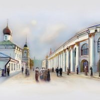 Москва. Улица Варварка. :: В и т а л и й .... Л а б з о'в