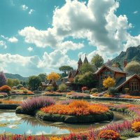 Проект-3. "Малые поселения. Природа. Новая жизнь. Реализация 2030-50гг.." (7) :: Игорь Питерский