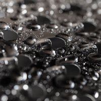 Капли воды на металле :: Александр Синдерёв