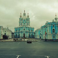 Смольный собор. Утро нового года. :: веселов михаил 