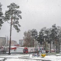 Снежный апрель :: Сергей Цветков