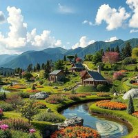 Проект-3. "Малые поселения. Природа. Новая жизнь. Реализация 2030-50гг.." (23) :: Игорь Питерский