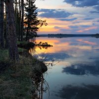 Апрельский рассвет на берегу реки Белая :: NikitinAleks 