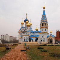 Церковь иконы Божией Матери Неувядаемый Цвет в Рублево. :: Евгений Седов