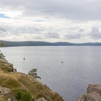 На берегу озера Тургояк (панорама). :: Алексей Трухин