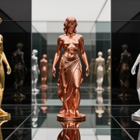 Современная скульптура... Золото, серебро, медь... Зеркала... (4) :: Игорь Питерский